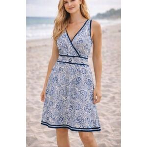 Polo Jeans Co paisley Y2K empire waist dress size 10